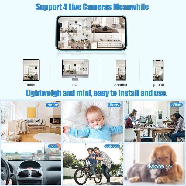Wireless Magnetic Camera – Compact Real-Time Audio & Video