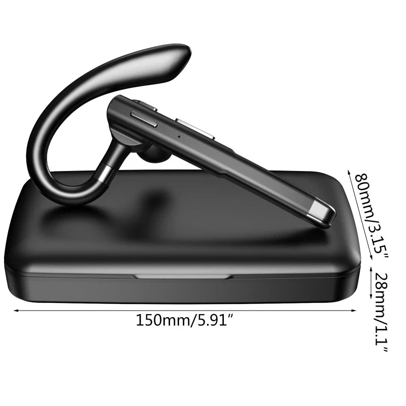 Trucker Bluetooth Headset – 5.1 Dual Mic Noise-Cancelling Wireless