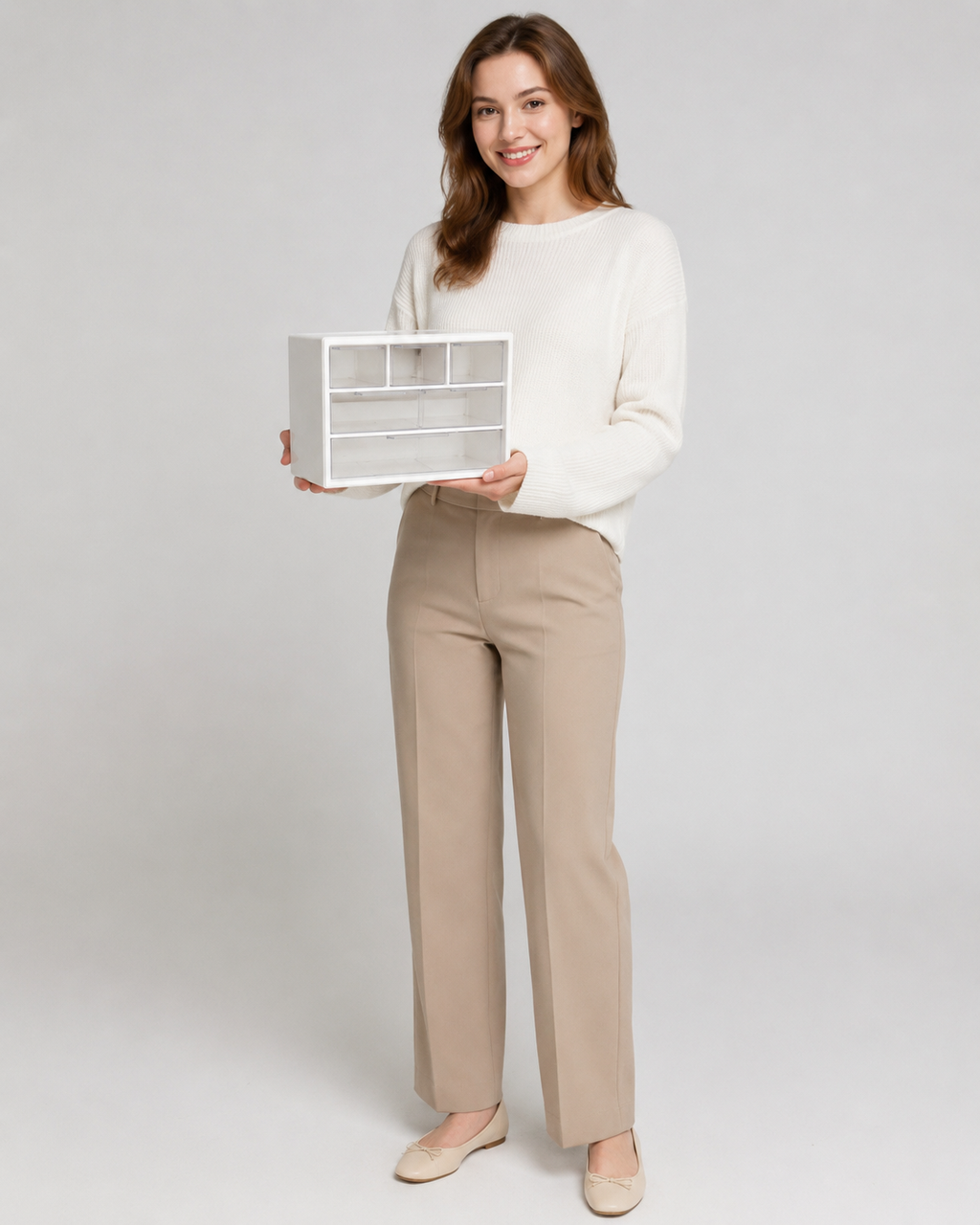 ClearView Compact Drawer Organizer