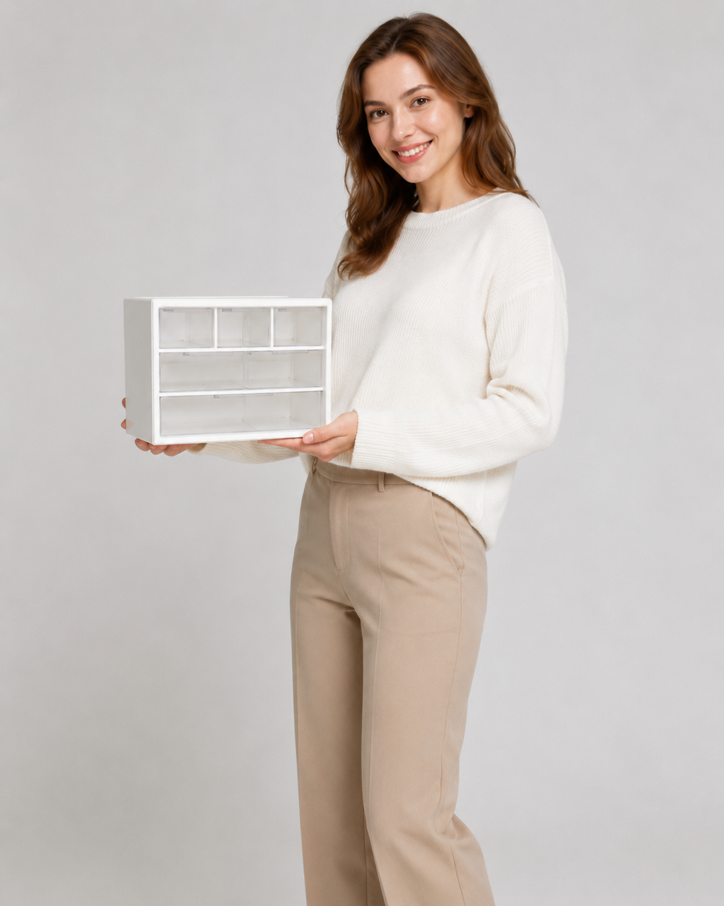 ClearView Compact Drawer Organizer